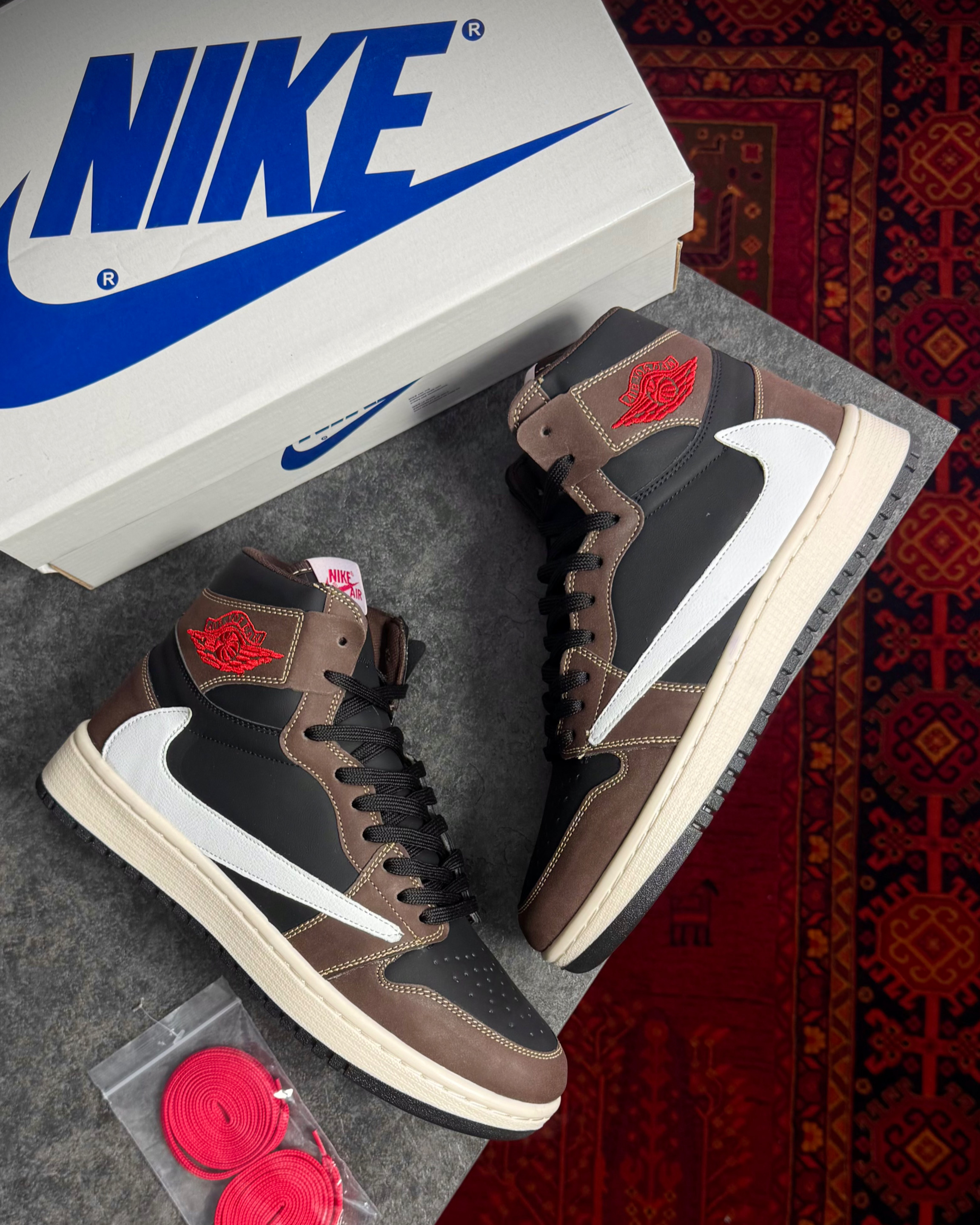 کتونی جردن تراویس ساقدار موکا